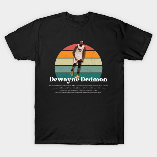 Dewayne Dedmon Vintage V1 T-Shirt by Gojes Art